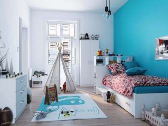 Alexia SZF2D akasztós polcos szekrény