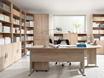Office line REG2W2D/79/220 polcos szekrény