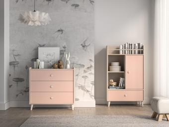 Mevel 02 akasztós polcos szekrény