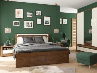 BRW Meble Ruso REG1D nyitott szekrény Elemes nappali bútorok