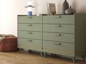 Scandi 38 polcos szekrény