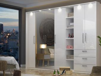 Optima 17 polcos szekrény