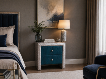 Alba éjjeliszekrény 2 fiókos/50 láb