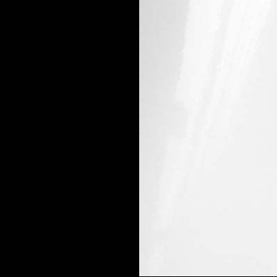 fekete/fényes fehér