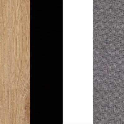 natur tölgy/fekete/fehér/tap 32