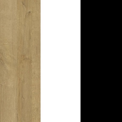 riviera tölgy/fehér/fekete