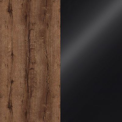 monastery tölgy/fényes fekete