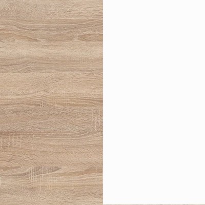 világos sonoma tölgy/fehér