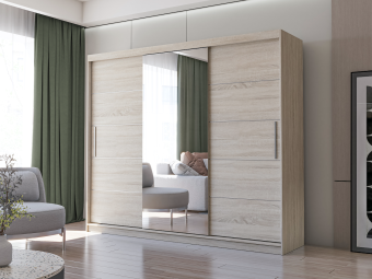 Alba 250T tolóajtós gardróbszekrény