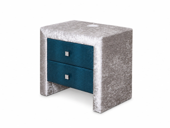Alba design möbel Alba éjjeliszekrény 2 fiókos/100 láb - III. kat.	 - igen Hálószoba