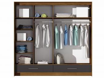 Amsterdam 203 tolóajtós gardróbszekrény