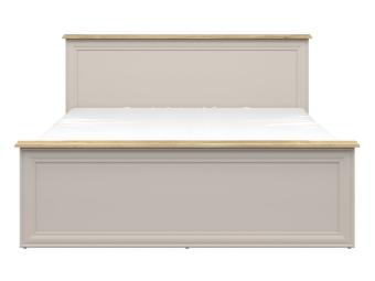BRW Meble Anga LOZ160B franciaágy keret - kasmir/mauvella tölgy Elemes nappali bútorok