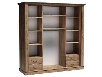 Jarstol meble Antica A-211 tolóajtós gardróbszekrény - craft arany Elemes nappali bútorok