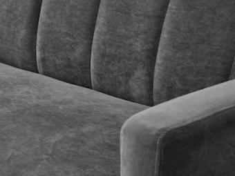 Halmar meble Armando kanapé - fekete/bluvel 14 Ülőgarnitúra