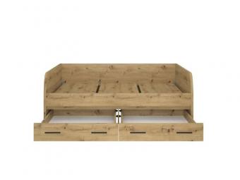 Mebelbos meble Ayson L2S/90 ágykeret - artisan tölgy Elemes nappali bútorok