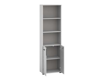 ML Meble Bardo 02 polcos szekrény - ezüst szürke Elemes iroda bútorok