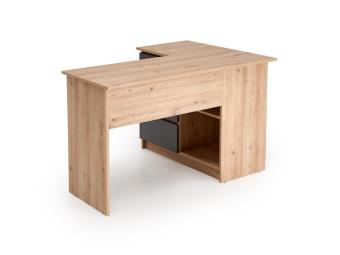 Halmar meble Bega sarokíróasztal - artisan tölgy/antracit Iroda bútor