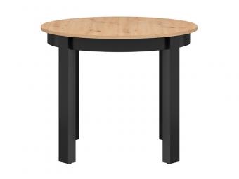 BRW Meble Bernardin étkezőasztal - fekete/artisan tölgy Étkező