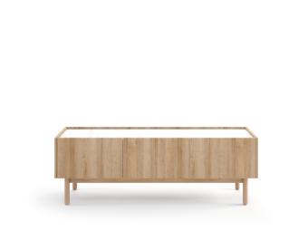 Piaski meble Boho RTV144 TV állvány - riviera tölgy/fehér márványhatás Elemes nappali bútorok