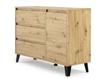 Mebelbos meble Borg KOM1D3S komód - artisan tölgy Elemes nappali bútorok