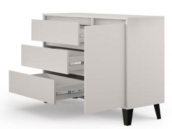 Mebelbos meble Borg KOM1D3S komód - kasmir Elemes nappali bútorok