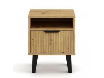 Mebelbos meble Borg duo KOM1S éjjeliszekrény - artisan tölgy Elemes nappali bútorok