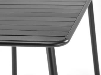 Halmar meble Bosco étkezőasztal - fekete Kerti bútor