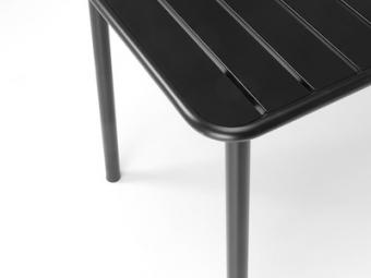 Halmar meble Bosco étkezőasztal - fekete Kerti bútor