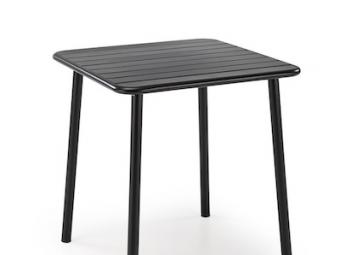 Halmar meble Bosco kwadrat étkezőasztal - fekete Kerti bútor