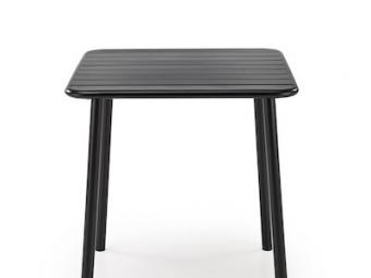 Halmar meble Bosco kwadrat étkezőasztal - fekete Kerti bútor