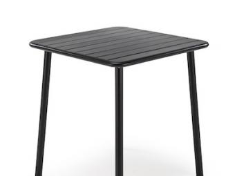 Halmar meble Bosco kwadrat étkezőasztal - fekete Kerti bútor