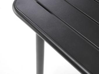 Halmar meble Bosco kwadrat étkezőasztal - fekete Kerti bútor