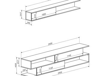 Brik szekrénysor