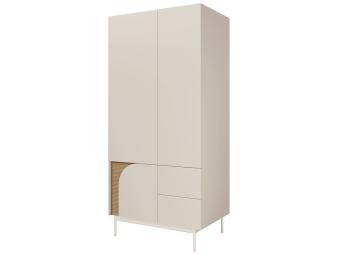 Jurek meble Carmen 01 akasztós szekrény - macadamia/tavaszi tölgy Elemes nappali bútorok