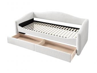 Halmar meble Caydence 90 ágykeret - bolyhos fehér Ifjúsági bútor