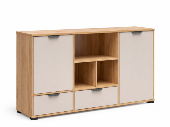 BRW Meble Chuck KOM2D2S komód - belorusz köris/kasmir Elemes ifjúsági bútorok