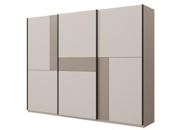 Helvetia meble Cube 69/270 tolóajtós gardróbszekrény - kasmir/congo Hálószoba