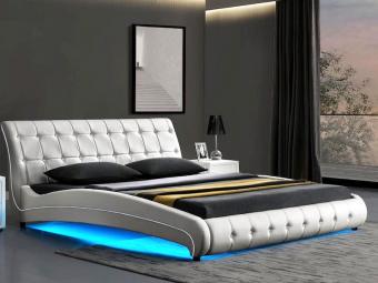 Polstyl Damiano 180 franciaágy keret - madryt 120 Hálószoba