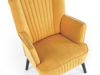 Halmar meble Delgado fotel - fekete/bluvel 68 Ülőgarnitúra