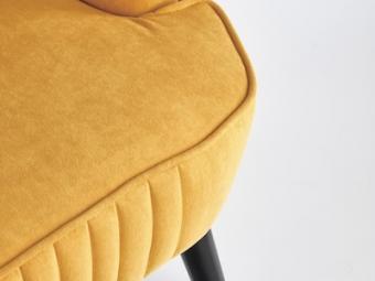 Halmar meble Delgado fotel - fekete/bluvel 68 Ülőgarnitúra