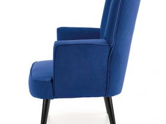 Halmar meble Delgado fotel - fekete/bluvel 86 Ülőgarnitúra