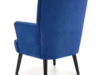 Halmar meble Delgado fotel - fekete/bluvel 86 Ülőgarnitúra