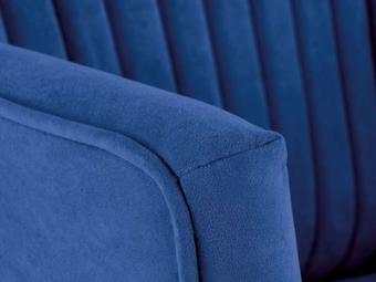 Halmar meble Delgado fotel - fekete/bluvel 86 Ülőgarnitúra