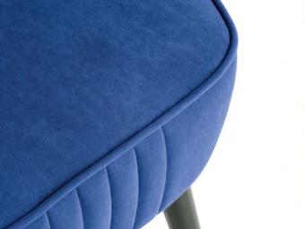 Halmar meble Delgado fotel - fekete/bluvel 86 Ülőgarnitúra