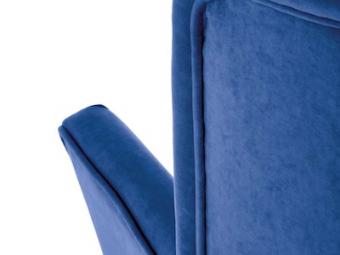 Halmar meble Delgado fotel - fekete/bluvel 86 Ülőgarnitúra