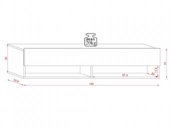Derby 140 TV állvány
