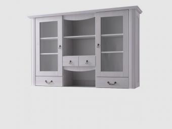 Mlot meble Diana DA-18 vitrin rátét - havas fenyő Elemes nappali bútorok