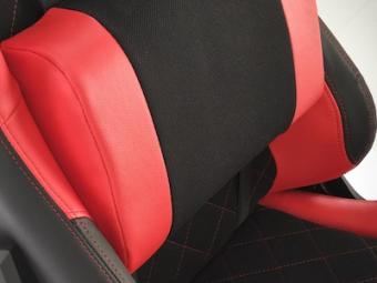 Halmar meble Drake forgószék - fekete/piros Iroda bútor