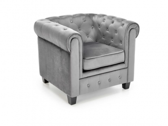 Halmar meble Eriksen fotel - fekete/bluvel 14 Ülőgarnitúra