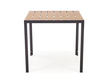 Halmar meble Fierro D étkezőasztal - fekete/kőris Kerti bútor